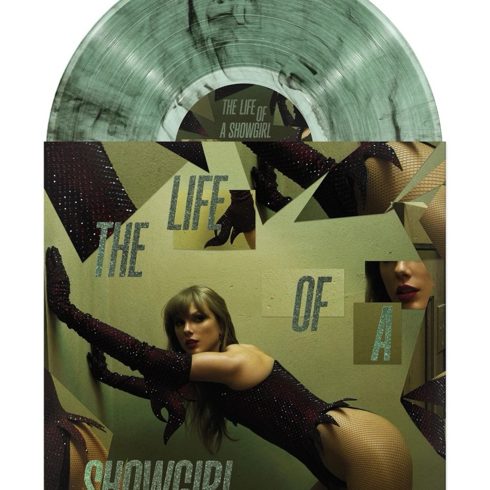The Life of a Showgirl Vinyl Record - Green Marble